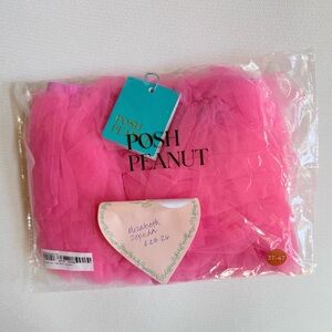 Posh peanut nib tulle skirt